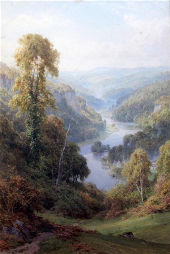 Harry Sutton Palmer (1854-1933) The Wye above Symonds Yat 30.5 x 21.5in.